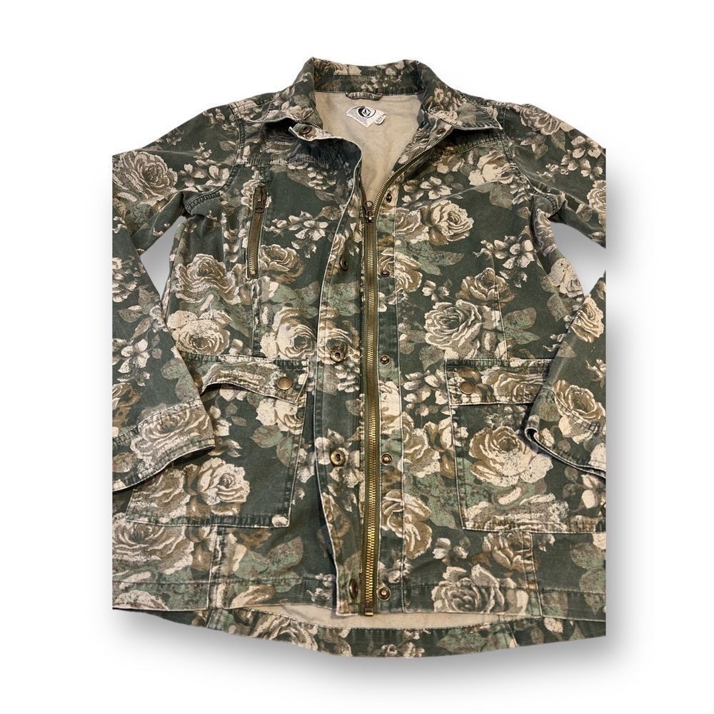 Volcom Floral Jacket Size Extra Small - Picture 4 of 7